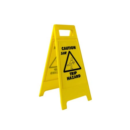 Site Safety Trip Hazard Sign