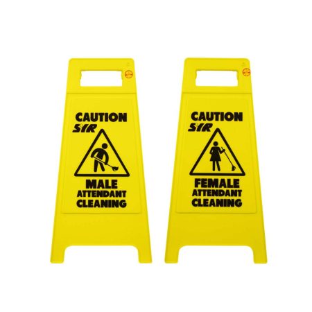 Site Safety Male/Female Attendant Sign